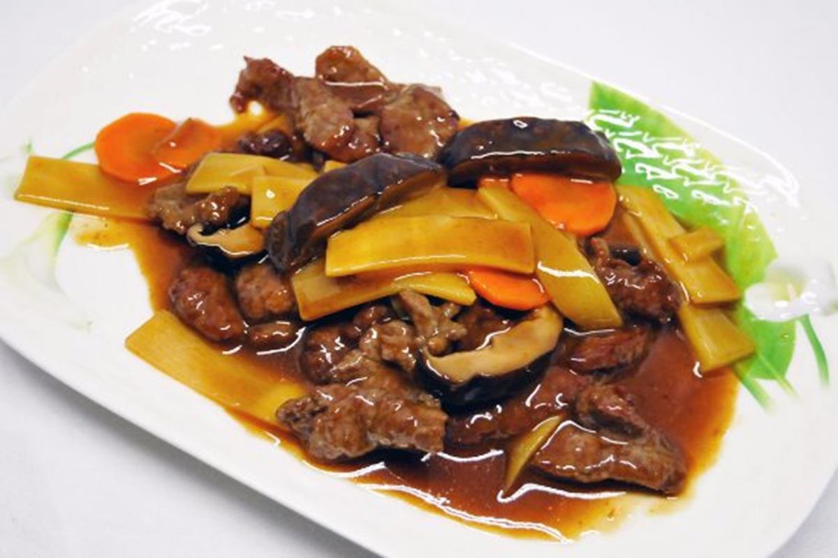 Boeuf champignons bambou
